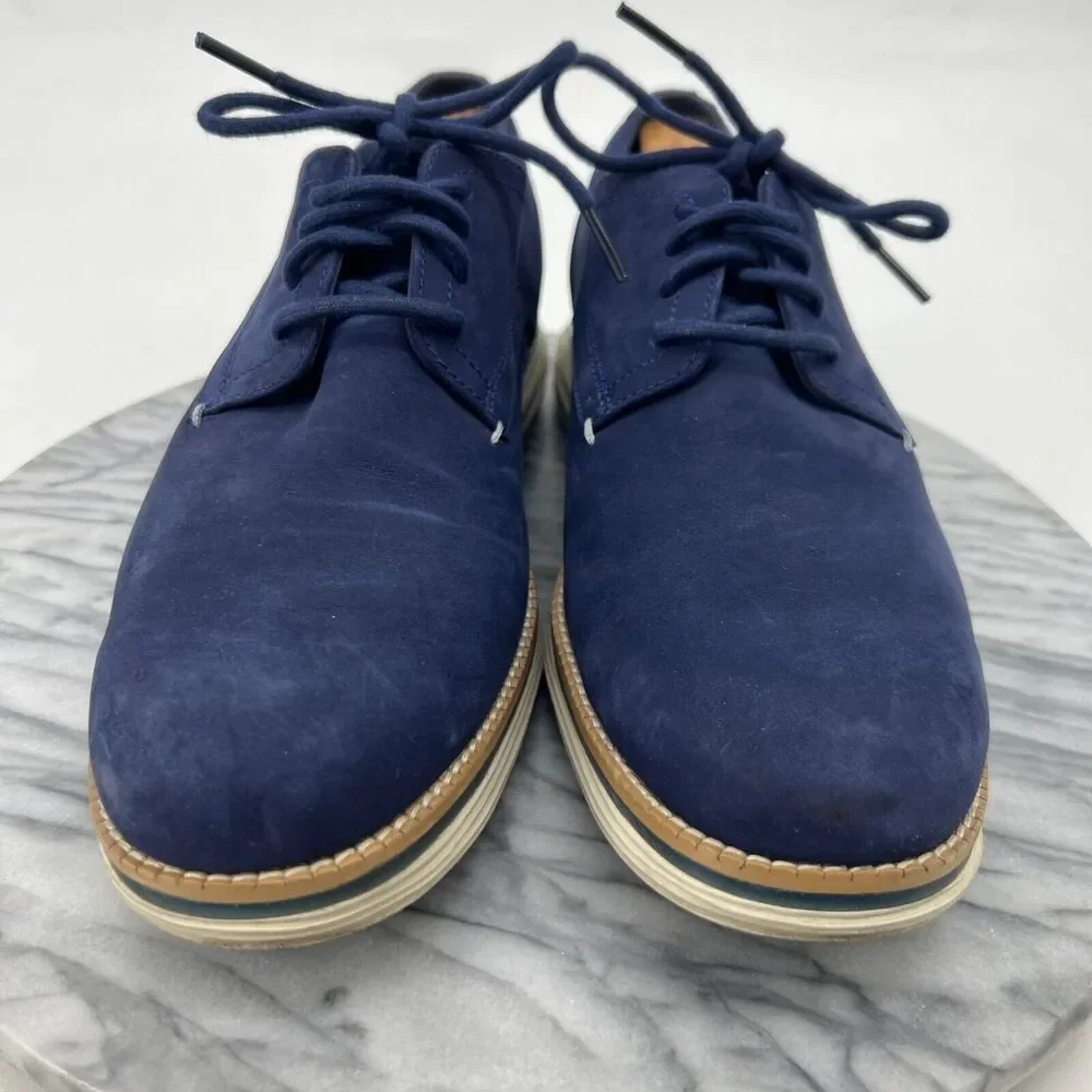 Cole Haan Shoes Mens 9.5 Navy OG Cloudfeel Energy Merid PT Oxford Nubuck Leather